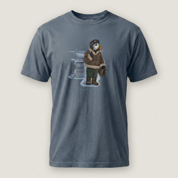 Captain Puffin Arctic Bush Pilot T-shirt