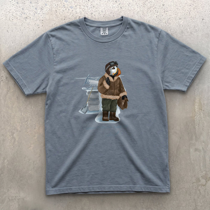 Captain Puffin Arctic Bush Pilot T-shirt