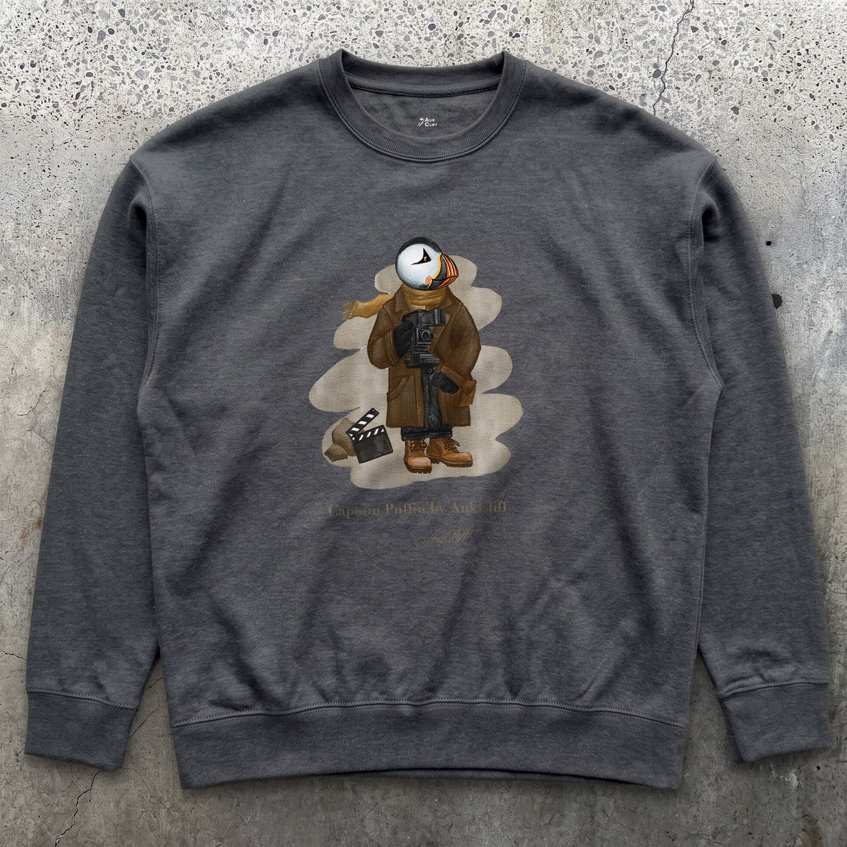 Captain Puffin Film Maker Sweatshirt