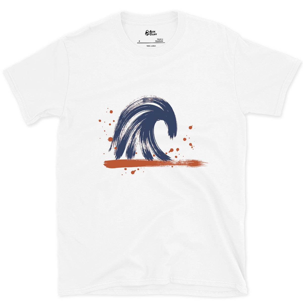 Folding Straight Onto Sand design on a White Gildan Softstyle t-shirt