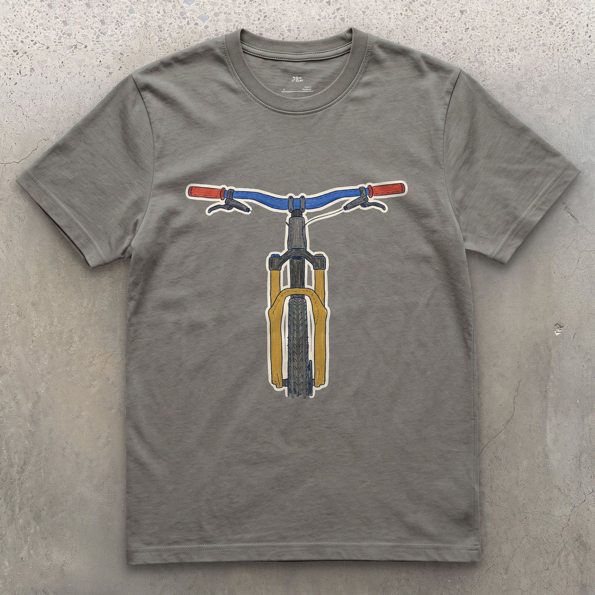 The One Part You Watch From the Saddle design on a Charcoal Gildan Softstyle t-shirt