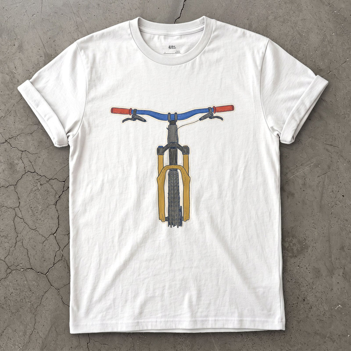 The One Part You Watch From the Saddle design on a White Gildan Softstyle t-shirt