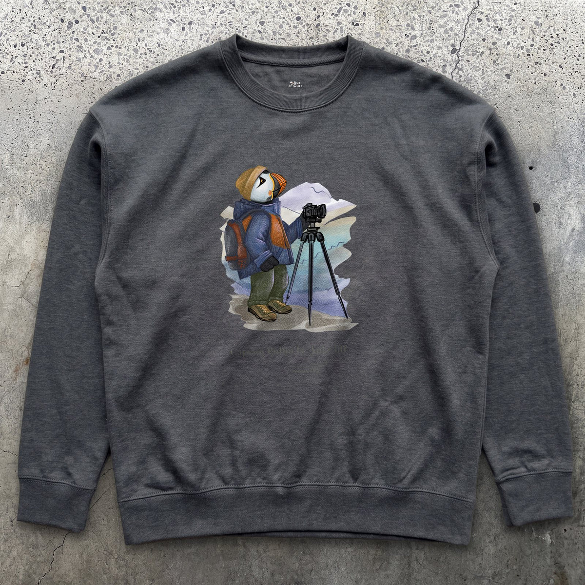 Captain Puffin Landscape Photographer Sweatshirt