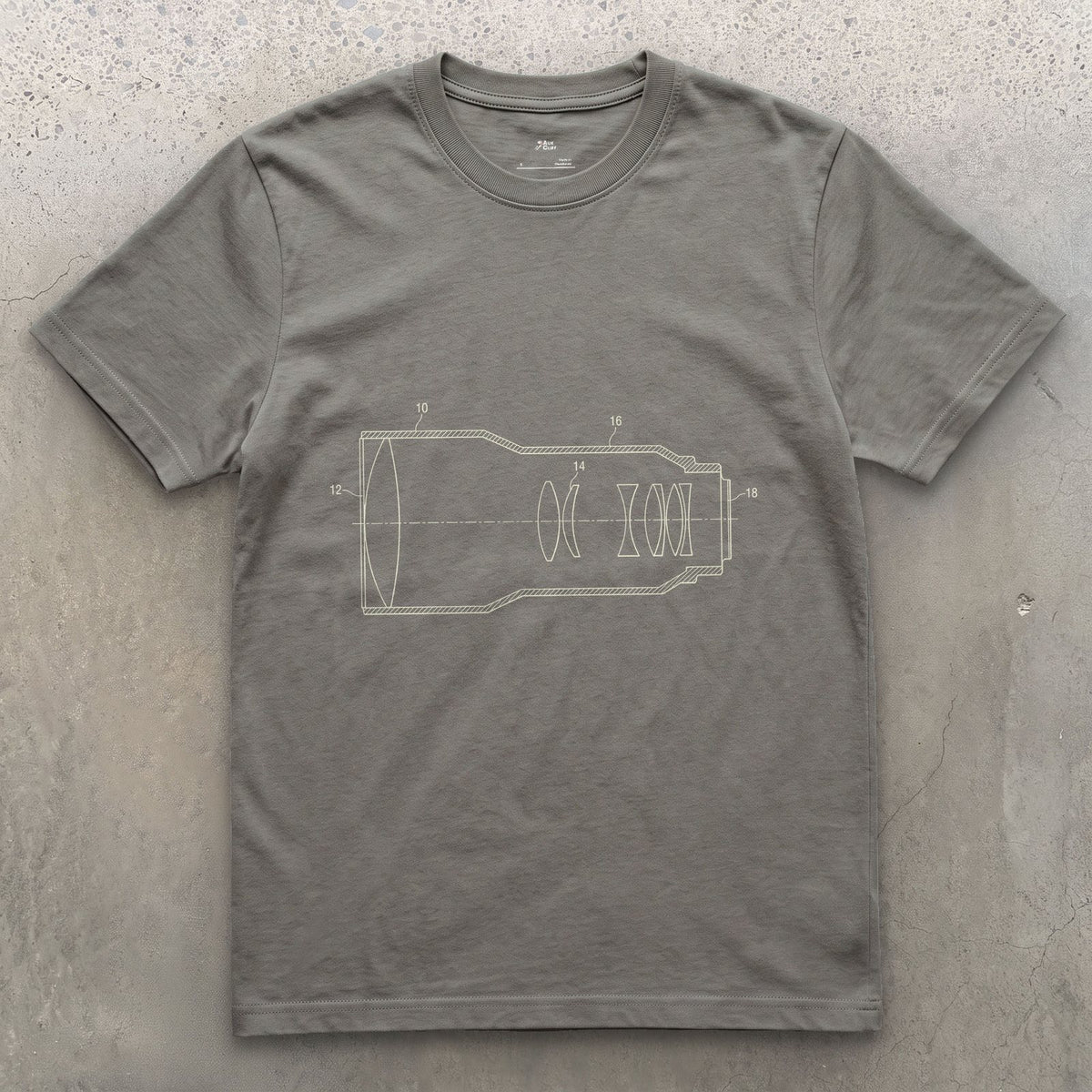 The Inside of a Lens Nobody Ever Sees design on a Charcoal Gildan Softstyle t-shirt