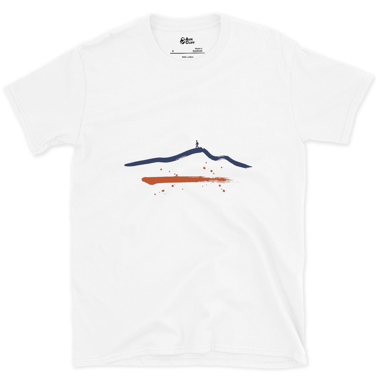 One Ridge, One Walker design on a White Gildan Softstyle t-shirt