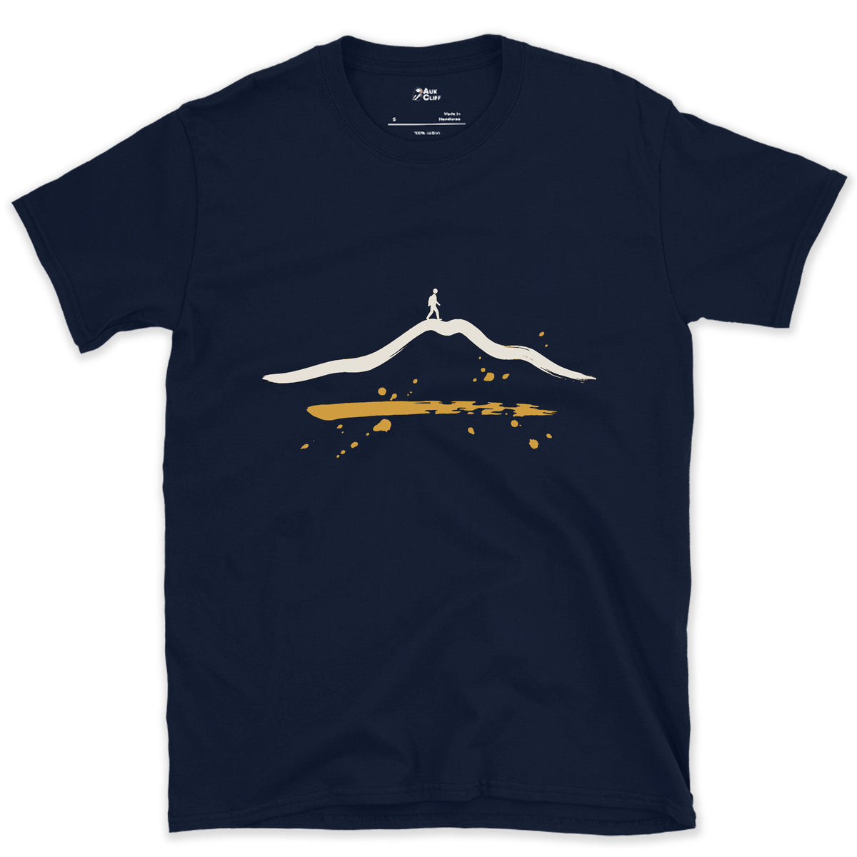 One Ridge, One Walker design on a Navy Gildan Softstyle t-shirt