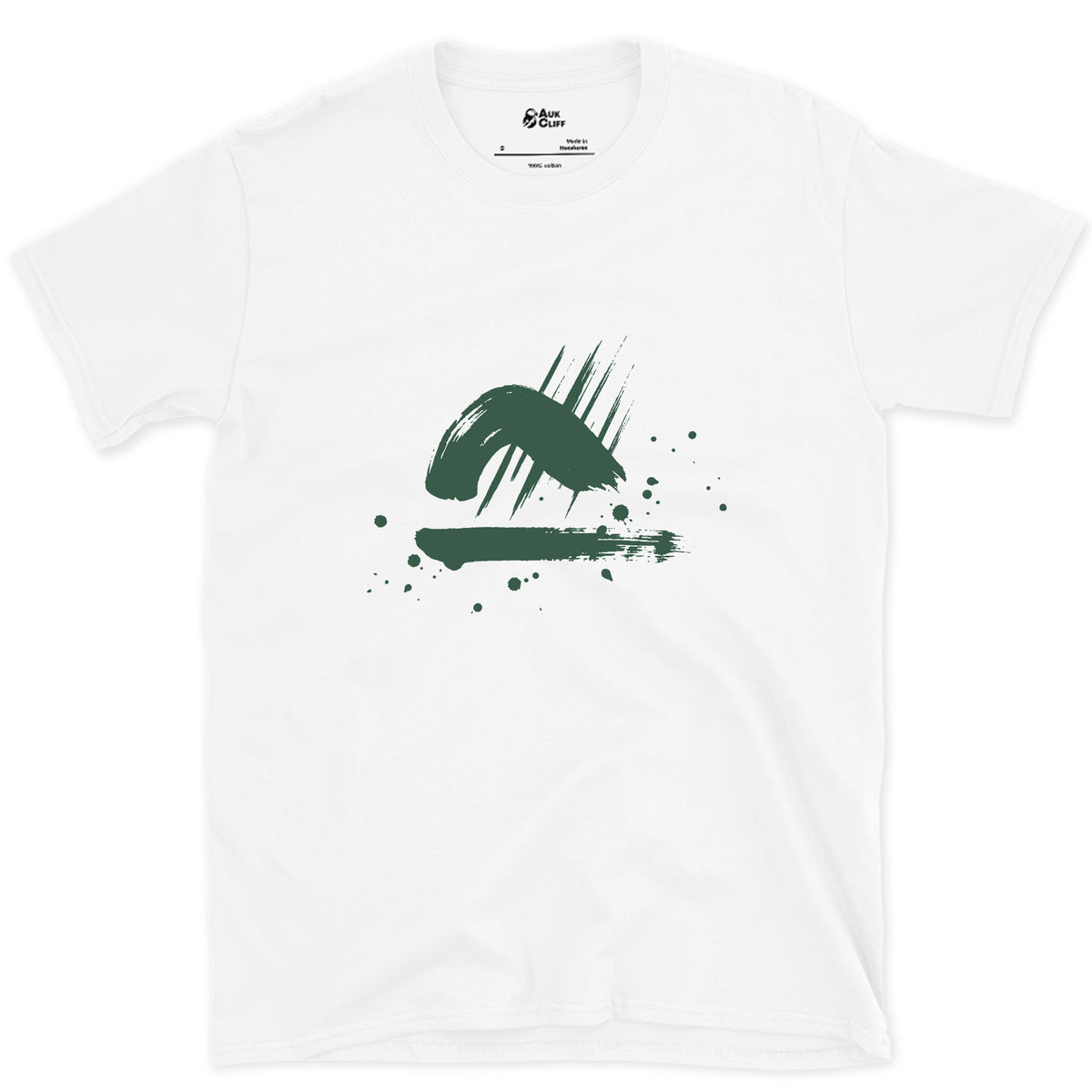 Rain Over the Headland design on a White Gildan Softstyle t-shirt