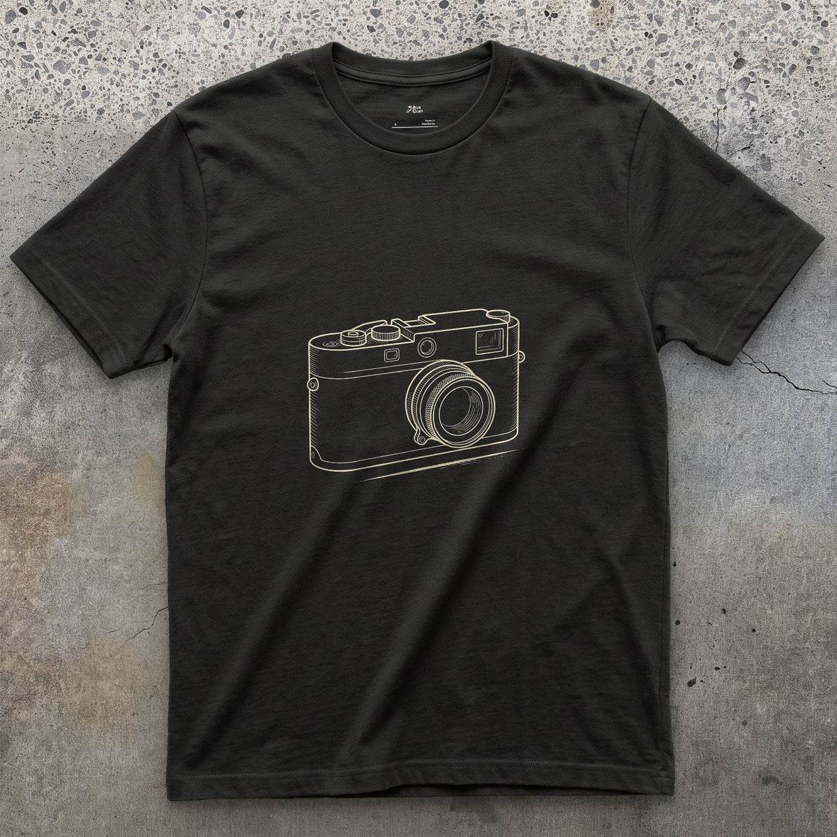 The Rangefinder Was Built to Go Unnoticed design on a Black Gildan Softstyle t-shirt