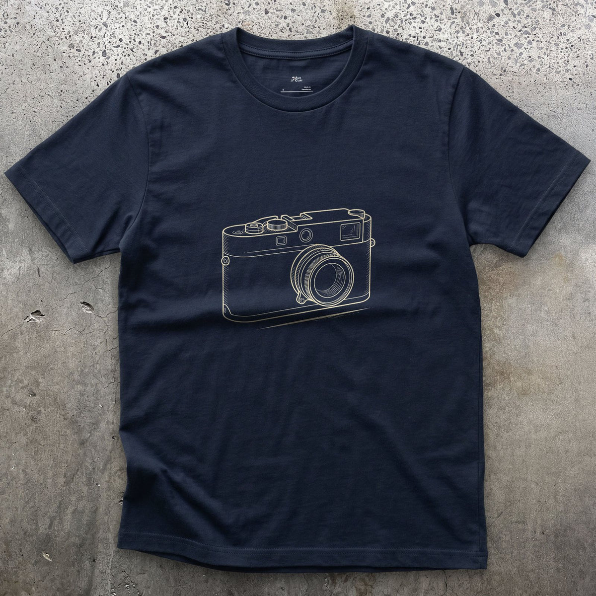 The Rangefinder Was Built to Go Unnoticed design on a Navy Gildan Softstyle t-shirt