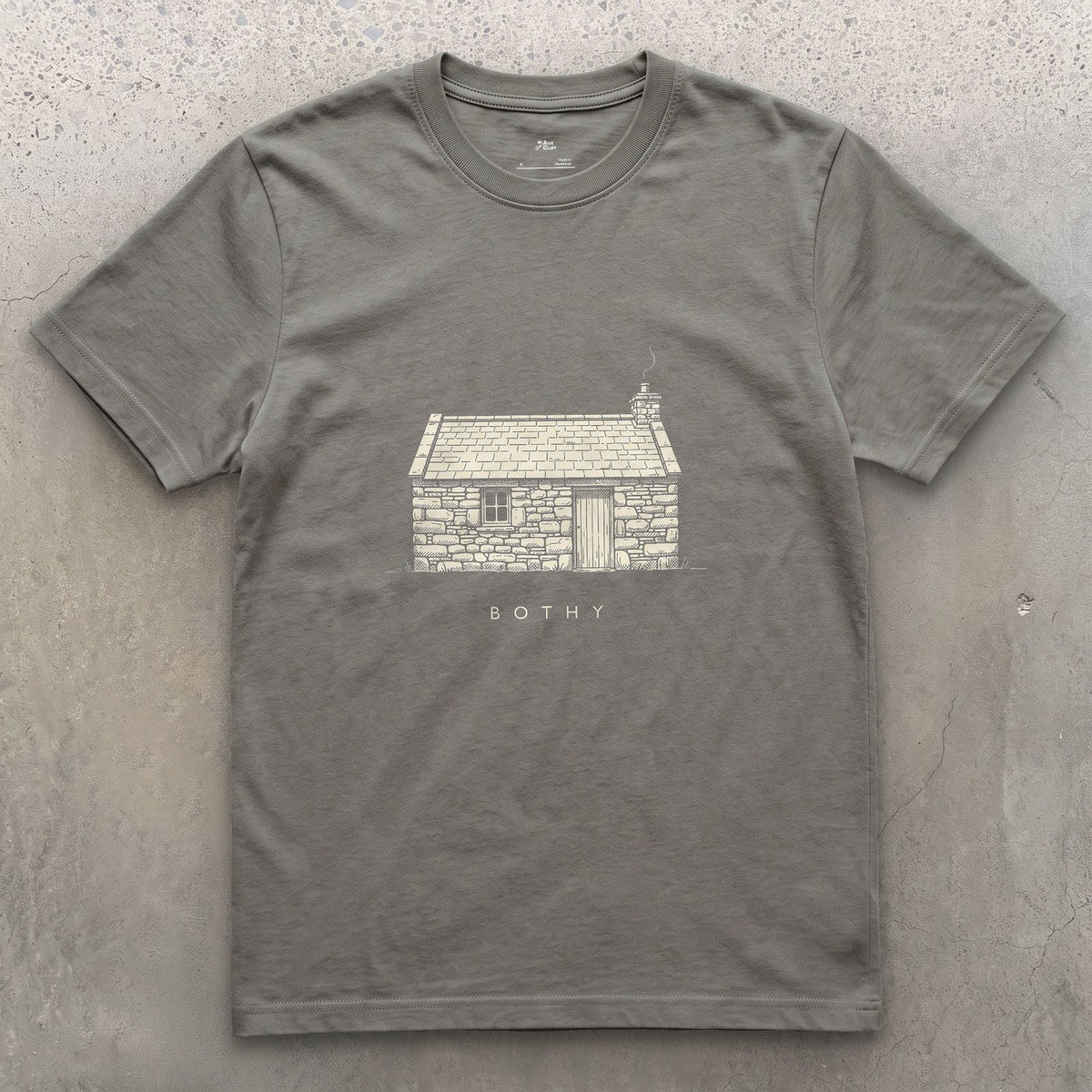A Free Trail Shelter for Anyone Who Needs It design on a Charcoal Gildan Softstyle t-shirt