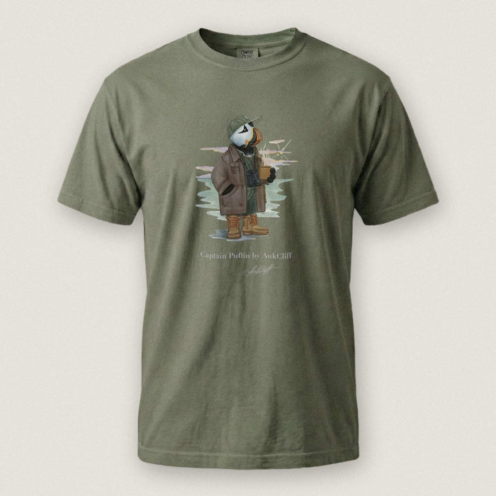 Captain Puffin Early Birder T-Shirt