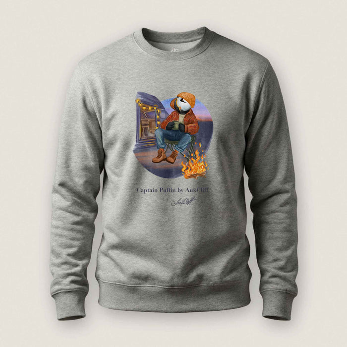 Captain Puffin Van Life Campfire Sweatshirt