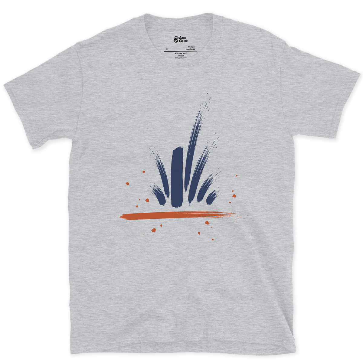Water Up the Sea Stack design on a Sport Grey Gildan Softstyle t-shirt