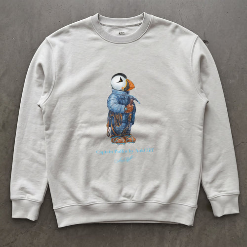 AukCliff Captain Puffin Sweatshirt White / S Captain Puffin™ Everest Expedition Sweatshirt