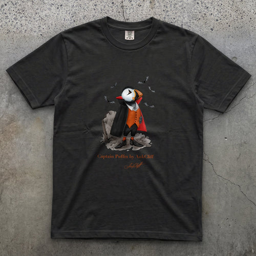 AukCliff Captain Puffin T-shirt Black / S Captain Puffin™ "Count Dracula" Comfort Colors T-Shirt