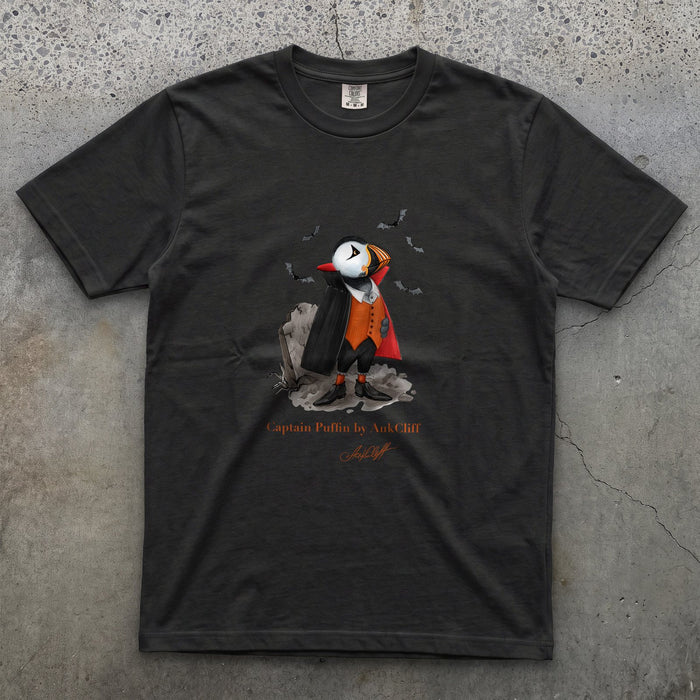 AukCliff Captain Puffin T-shirt Black / S Captain Puffin™ "Count Dracula" Comfort Colors T-Shirt