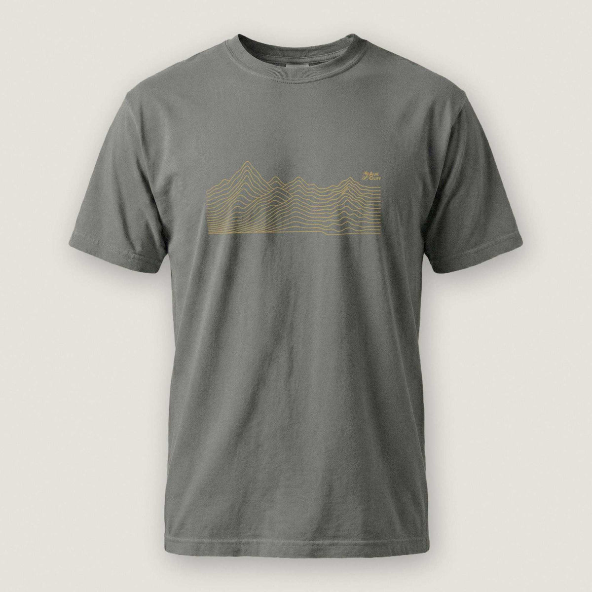 AukCliff Comfort Colors Graphic Tee Grey / S Abstract Ridge Line Mountain Comfort Colors T-Shirt