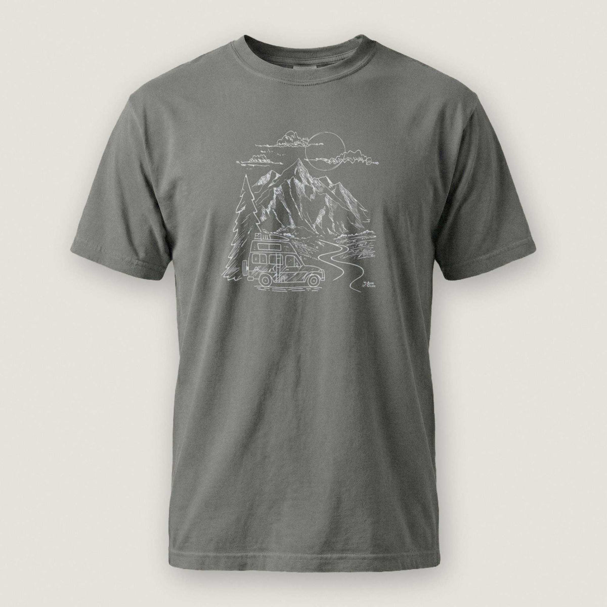 AukCliff Comfort Colors Graphic Tee Grey / S Mountain Vanlife Comfort Colors T-Shirt
