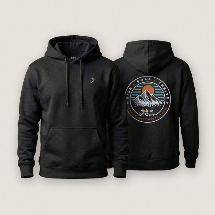 AukCliff Cotton Heritage Hoodie Black / S Trail Emblem Hoodie