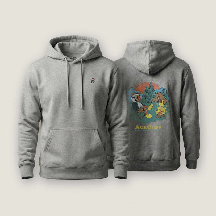 AukCliff Cotton Heritage Hoodie Carbon Grey / S Puffin Camper Hoodie