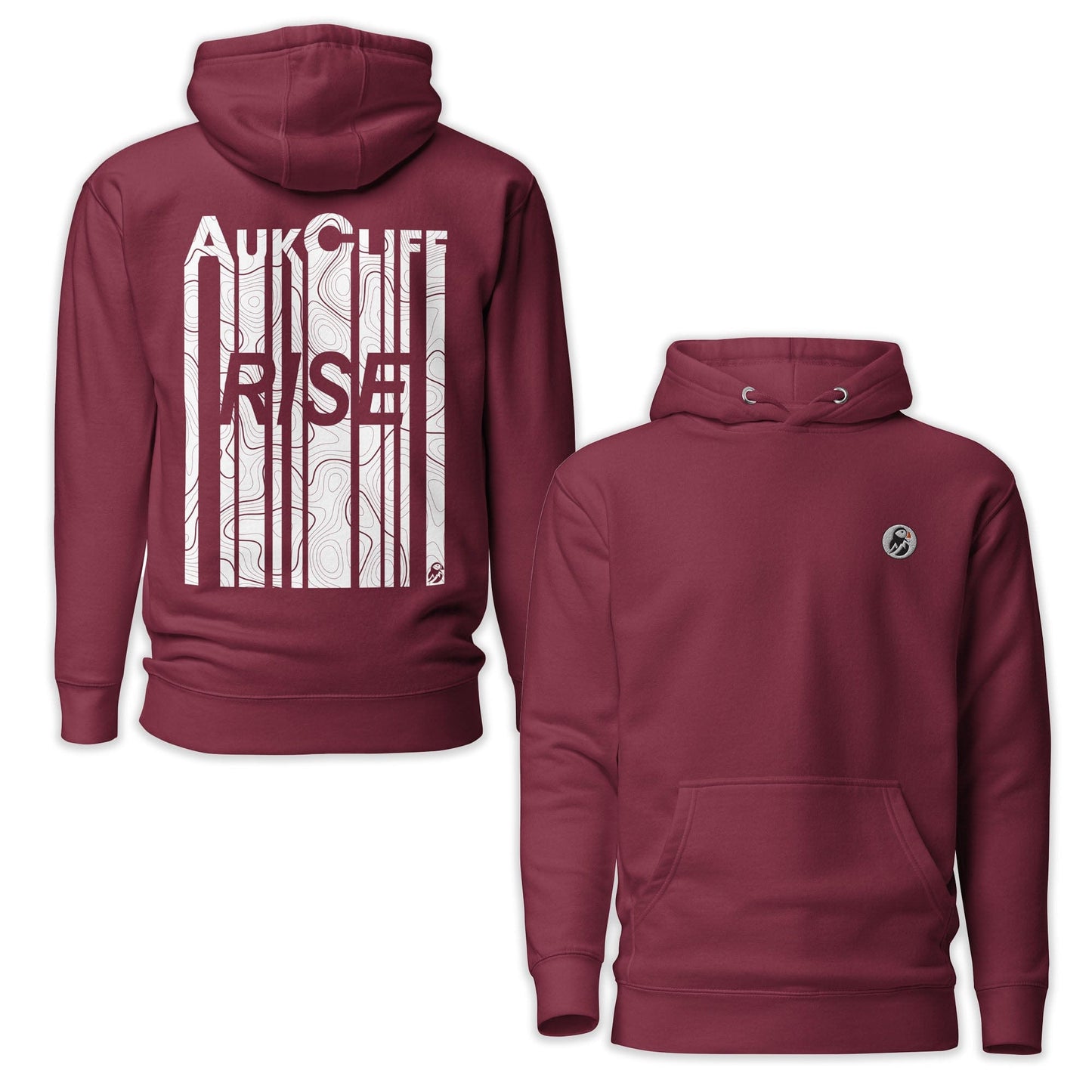 AukCliff Cotton Heritage Hoodie Maroon / S AukCliff Retro Rise Hoodie