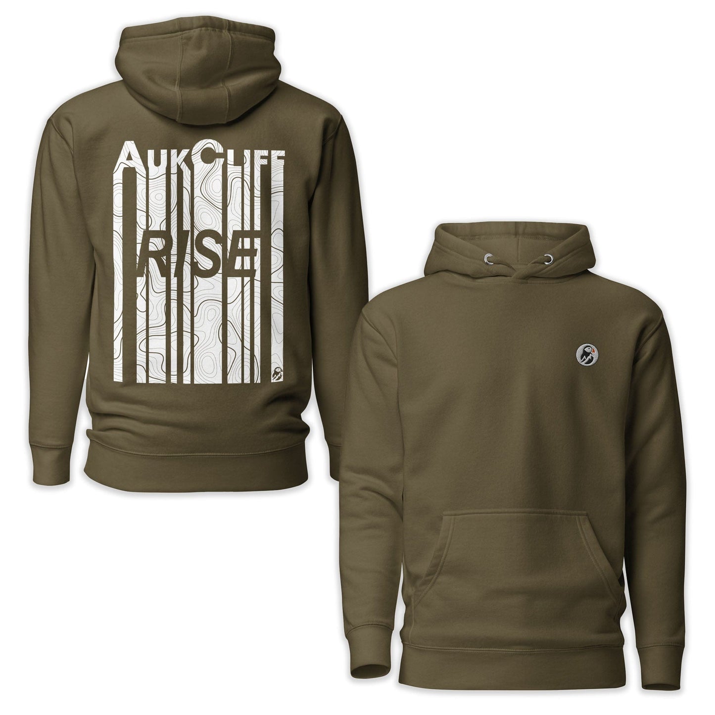 AukCliff Cotton Heritage Hoodie Military Green / S AukCliff Retro Rise Hoodie