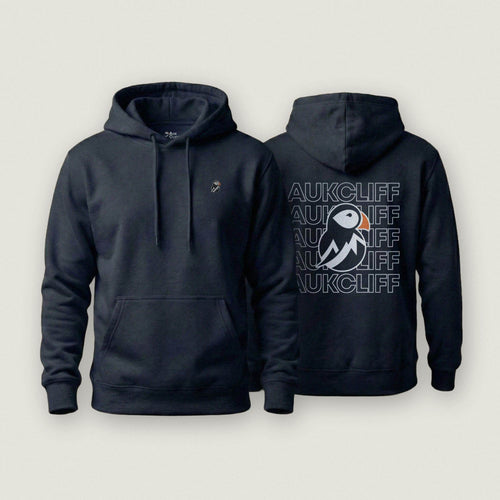 AukCliff Cotton Heritage Hoodie Navy Blazer / S AukCliff® Puffin Logo Hoodie