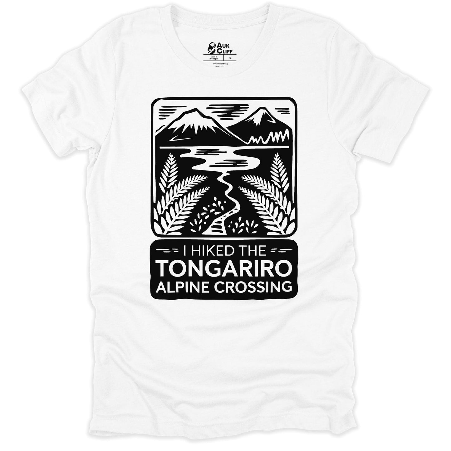 AukCliff Hiking and Camping Graphic Tees White / S I Hiked the Tongariro Alpine Crossing T-Shirt