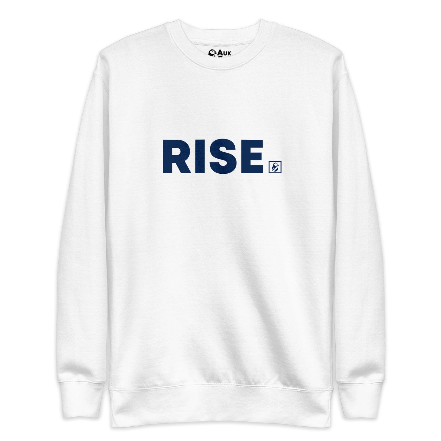 AukCliff Humour and Motivation Graphic Sweatshirt White / S RISE Sweatshirt