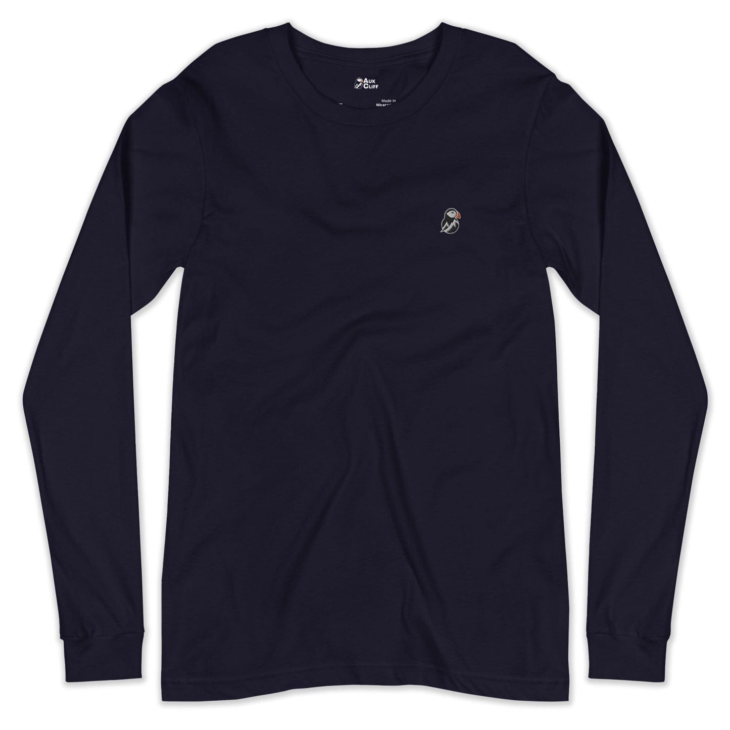 AukCliff Long Sleeve T-shirt Navy / XS Simple Long Sleeve T-shirt