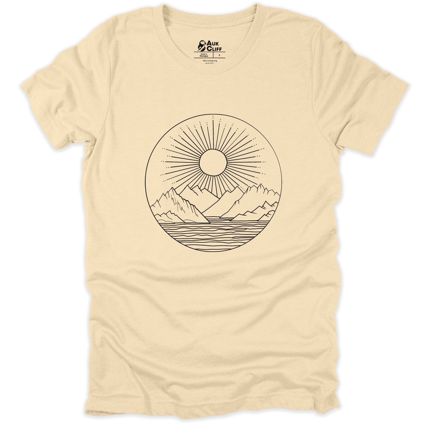 AukCliff Mountain and Wilderness Graphic Tees Soft Cream / S Celestial Serenity T-shirt
