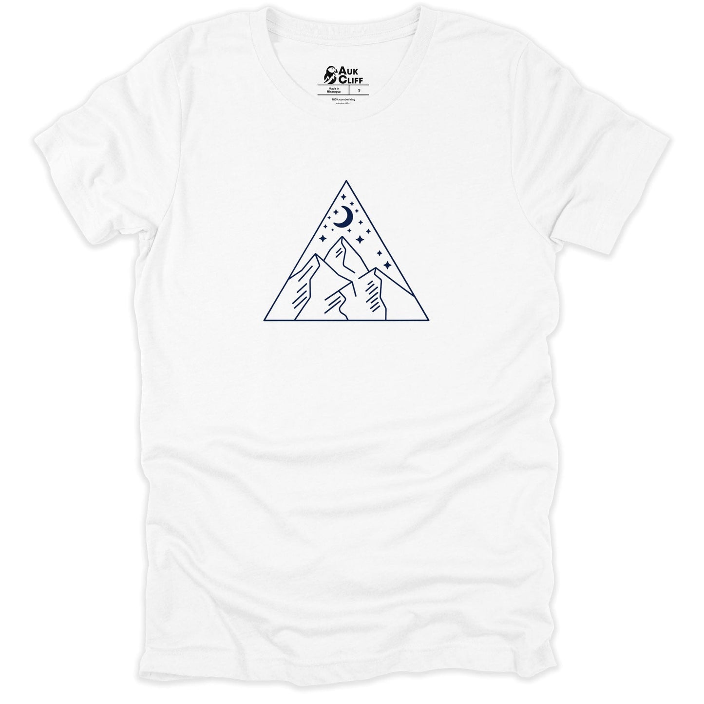 AukCliff Mountain and Wilderness Graphic Tees White / S Celestial Peaks T-shirt