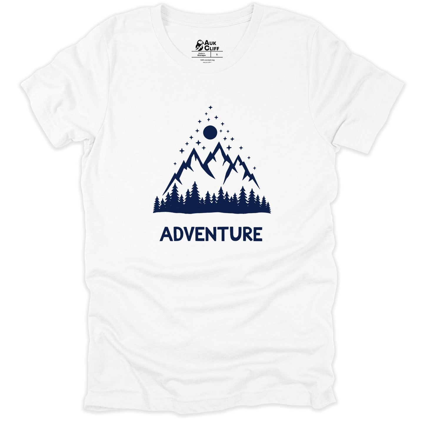 AukCliff Mountain and Wilderness Graphic Tees White / S Mountain Adventure T-shirt