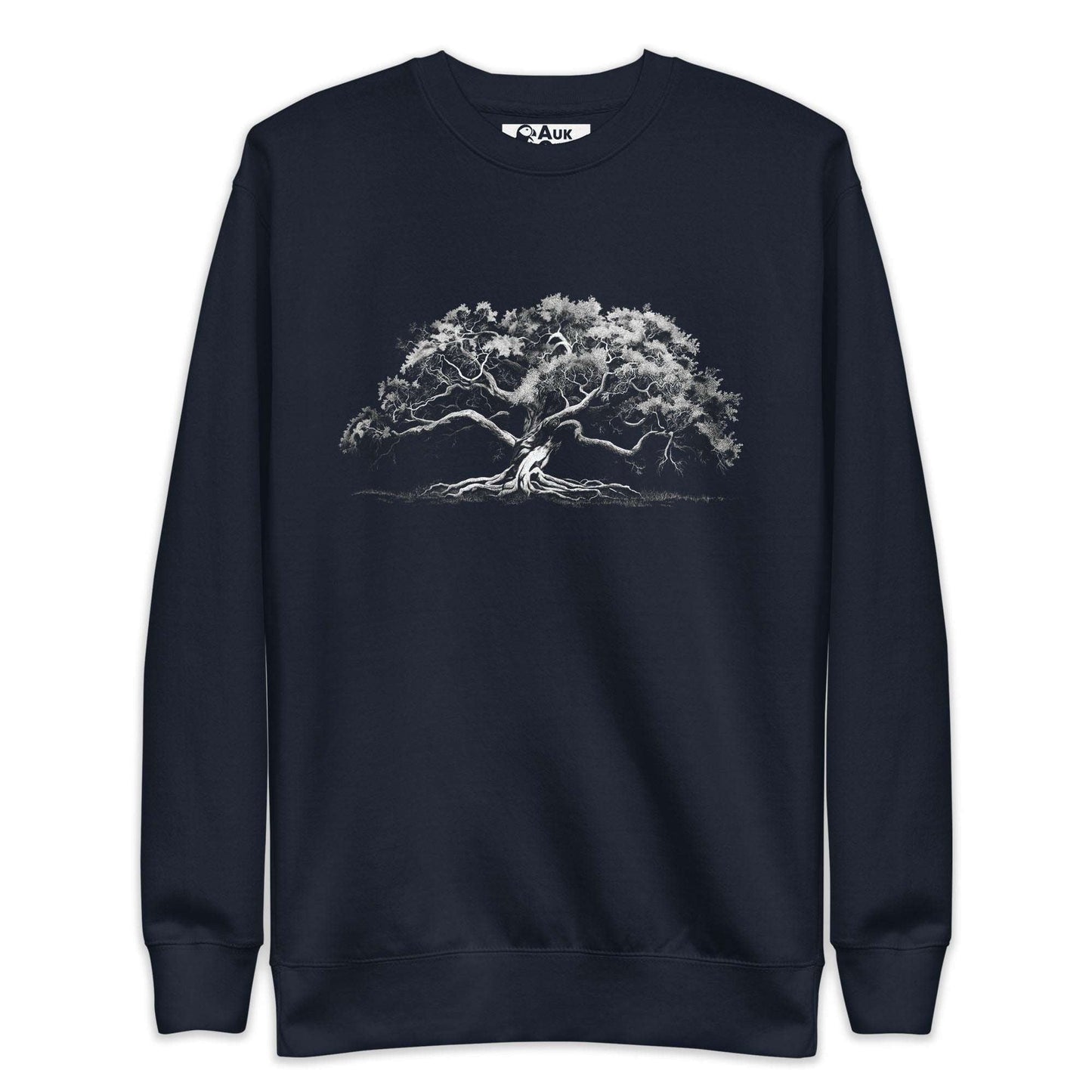 AukCliff Nature and Wildlife Graphic Sweatshirt Navy Blazer / S Ancient Oak Sweatshirt