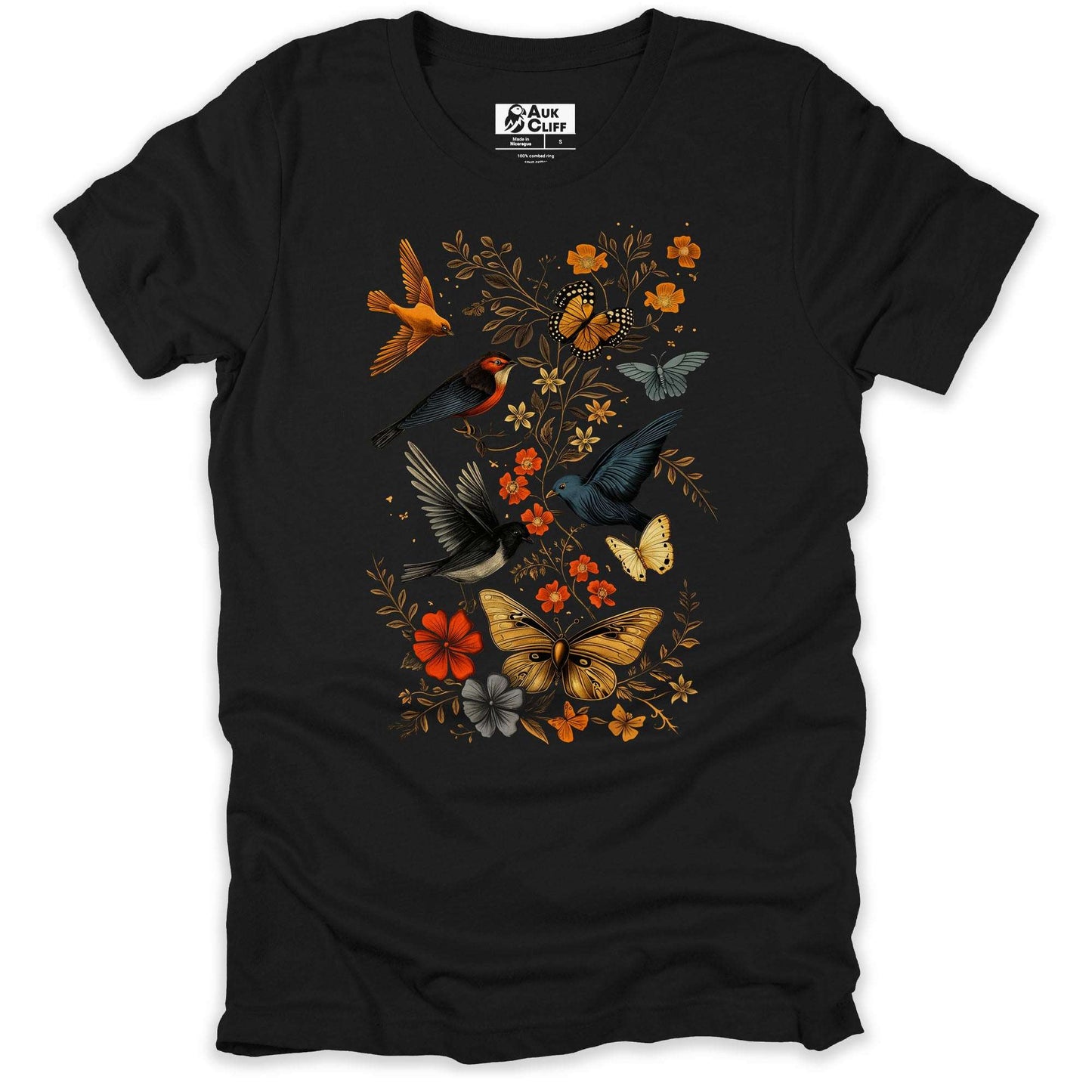 AukCliff Nature and Wildlife Graphic Tees Black / S Sky Dance T-shirt