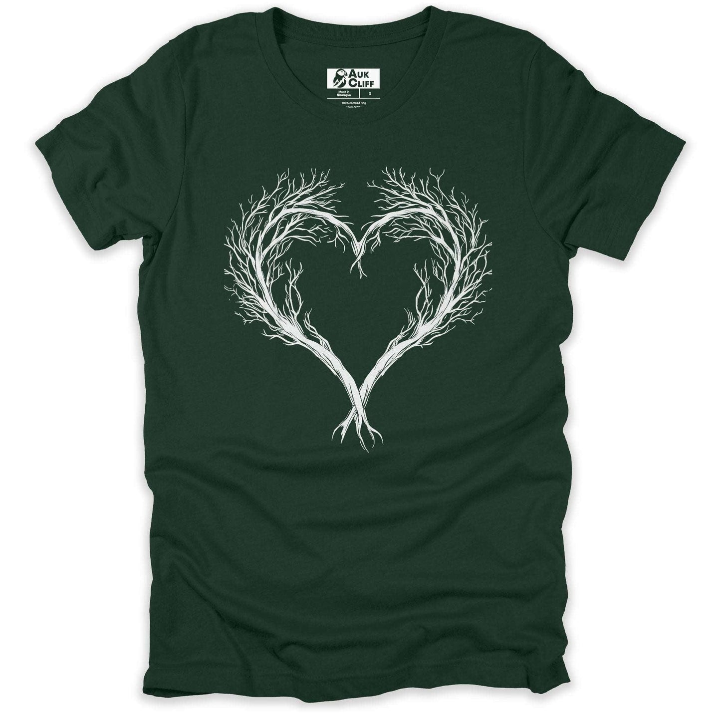 AukCliff Nature and Wildlife Graphic Tees Forest / S Nature’s Heartbeat T-shirt