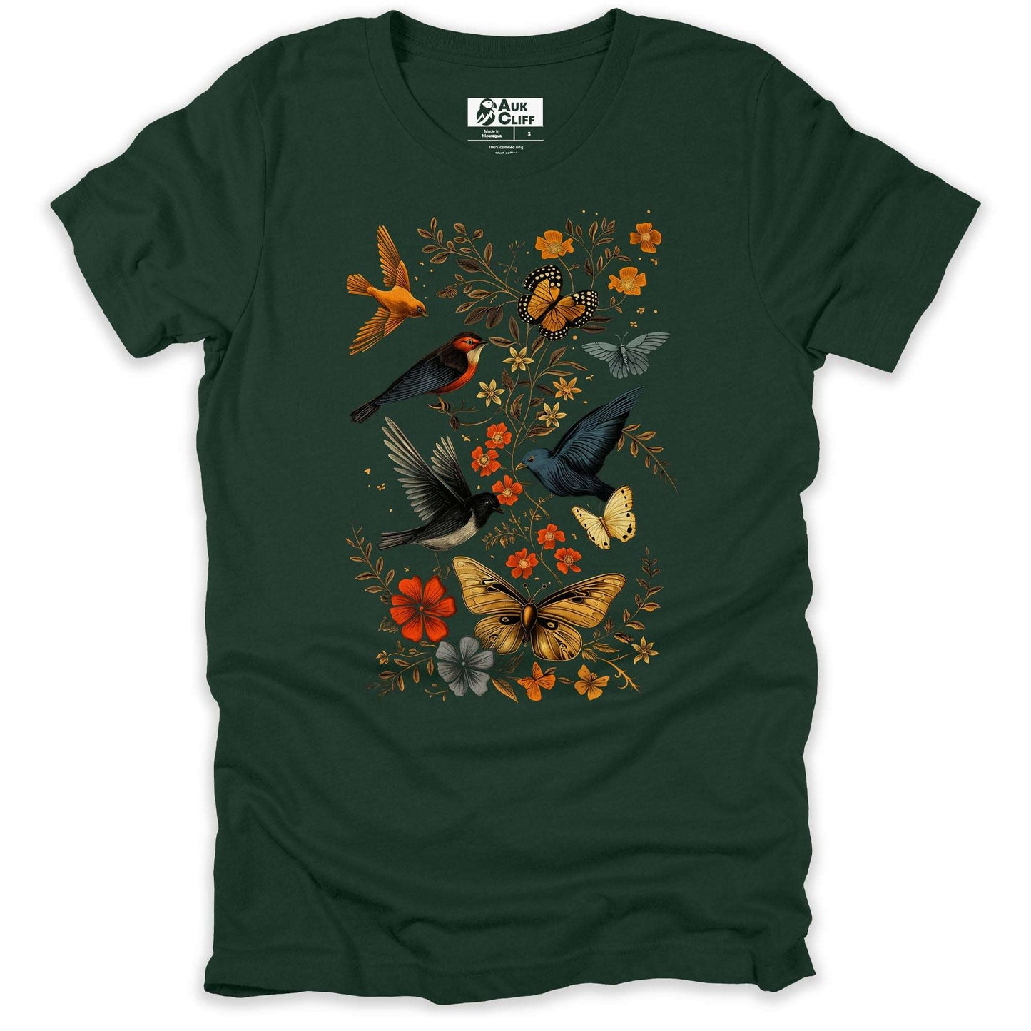 AukCliff Nature and Wildlife Graphic Tees Forest / S Sky Dance T-shirt