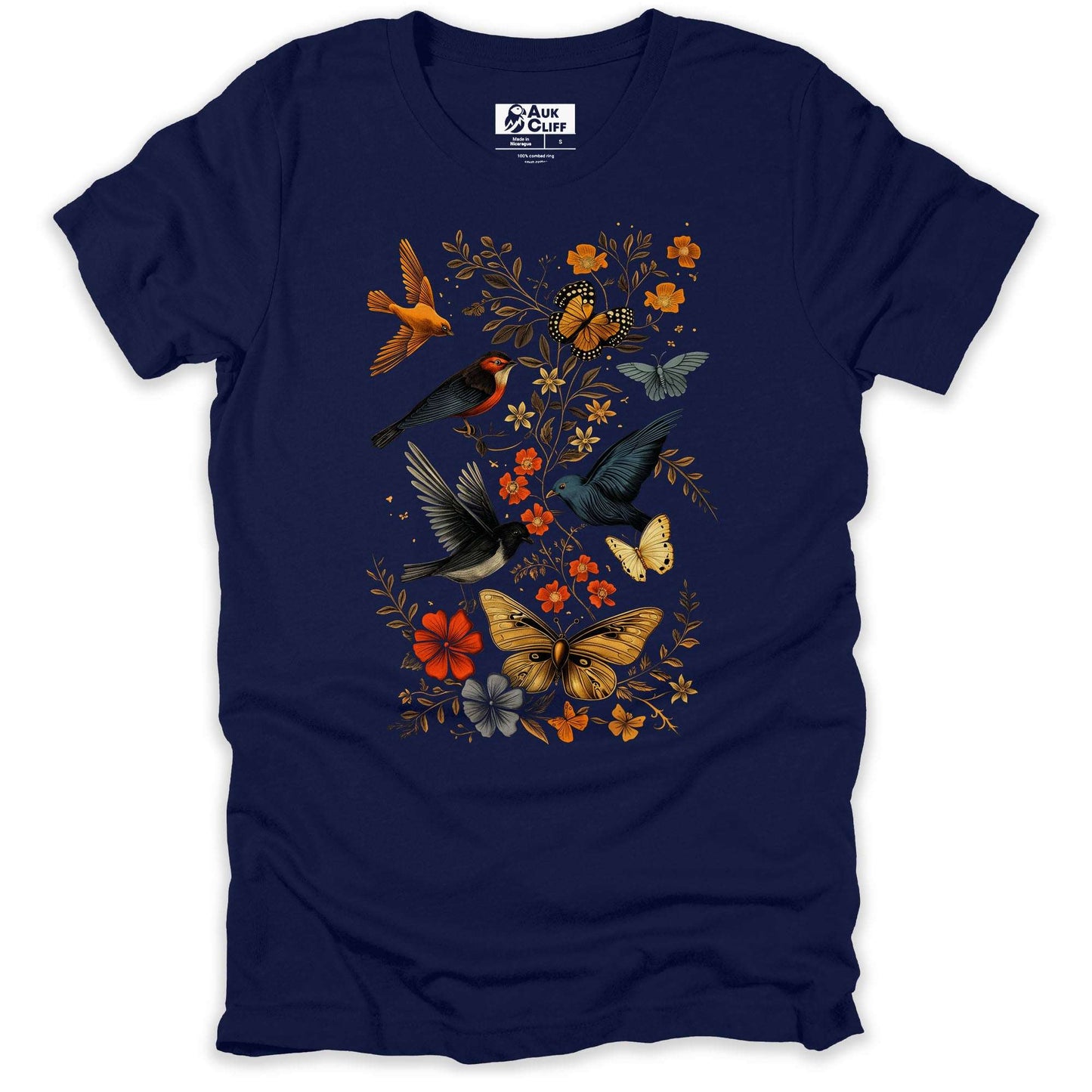 AukCliff Nature and Wildlife Graphic Tees Navy / S Sky Dance T-shirt