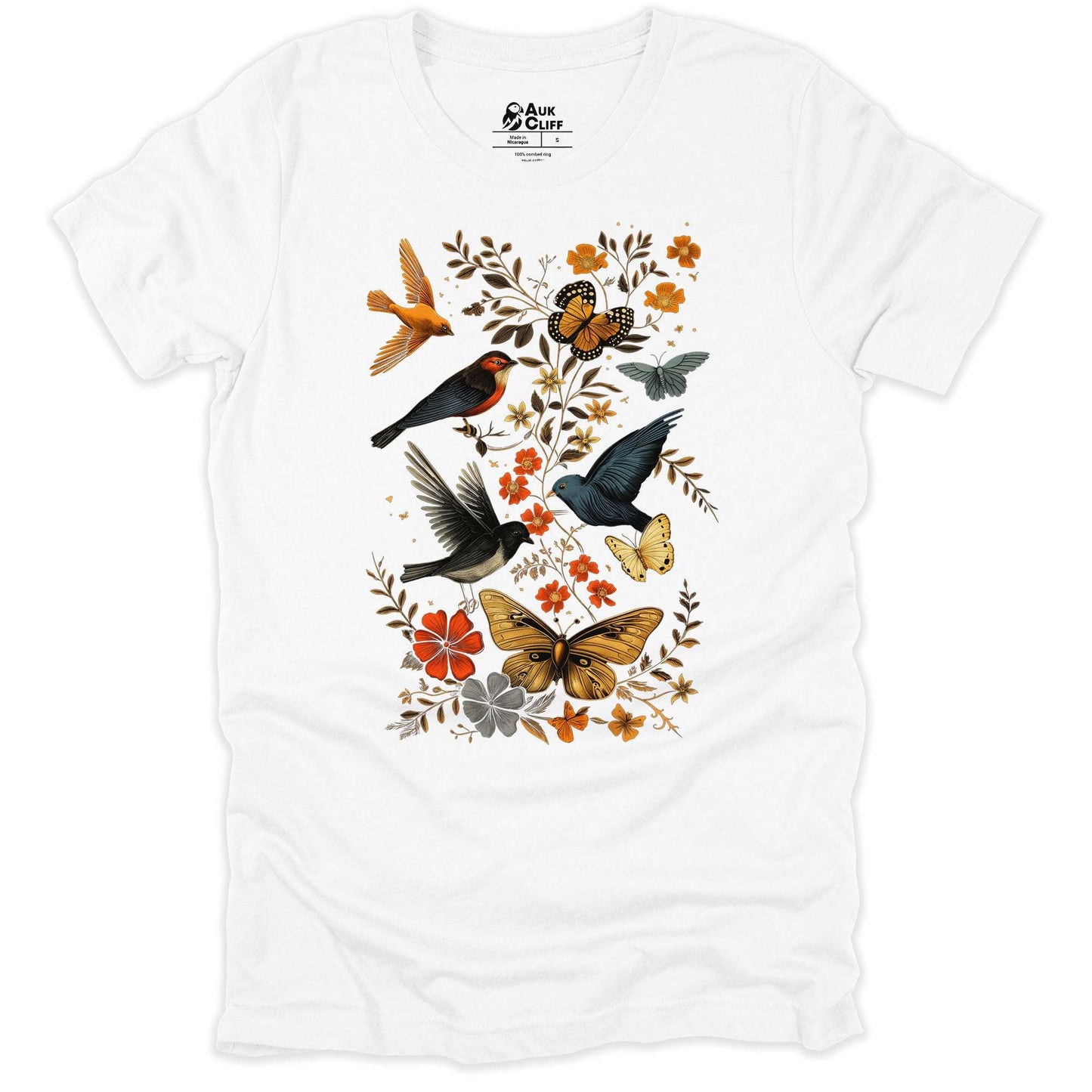 AukCliff Nature and Wildlife Graphic Tees White / S Sky Dance T-shirt