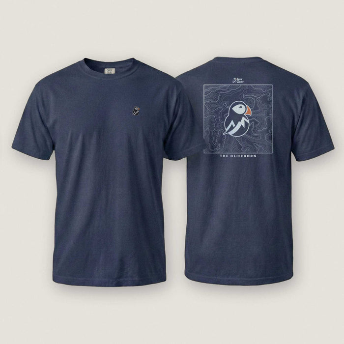 AukCliff Rear Print Comfort Colors T-shirt True Navy / S The Cliffborn Comfort Colors T-Shirt