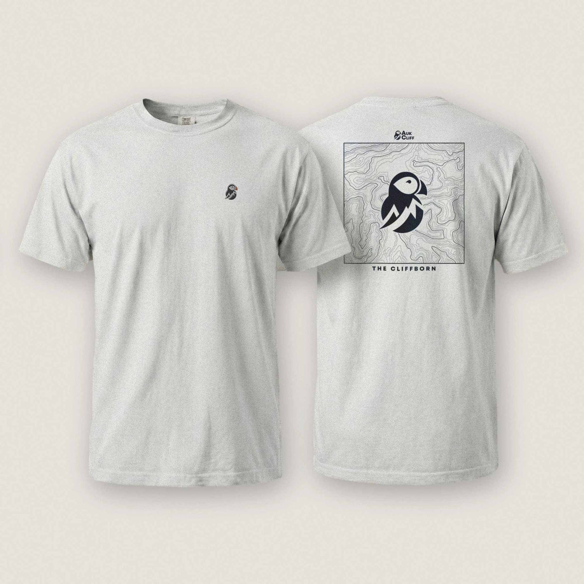 AukCliff Rear Print Comfort Colors T-shirt White / S The Cliffborn Comfort Colors T-Shirt