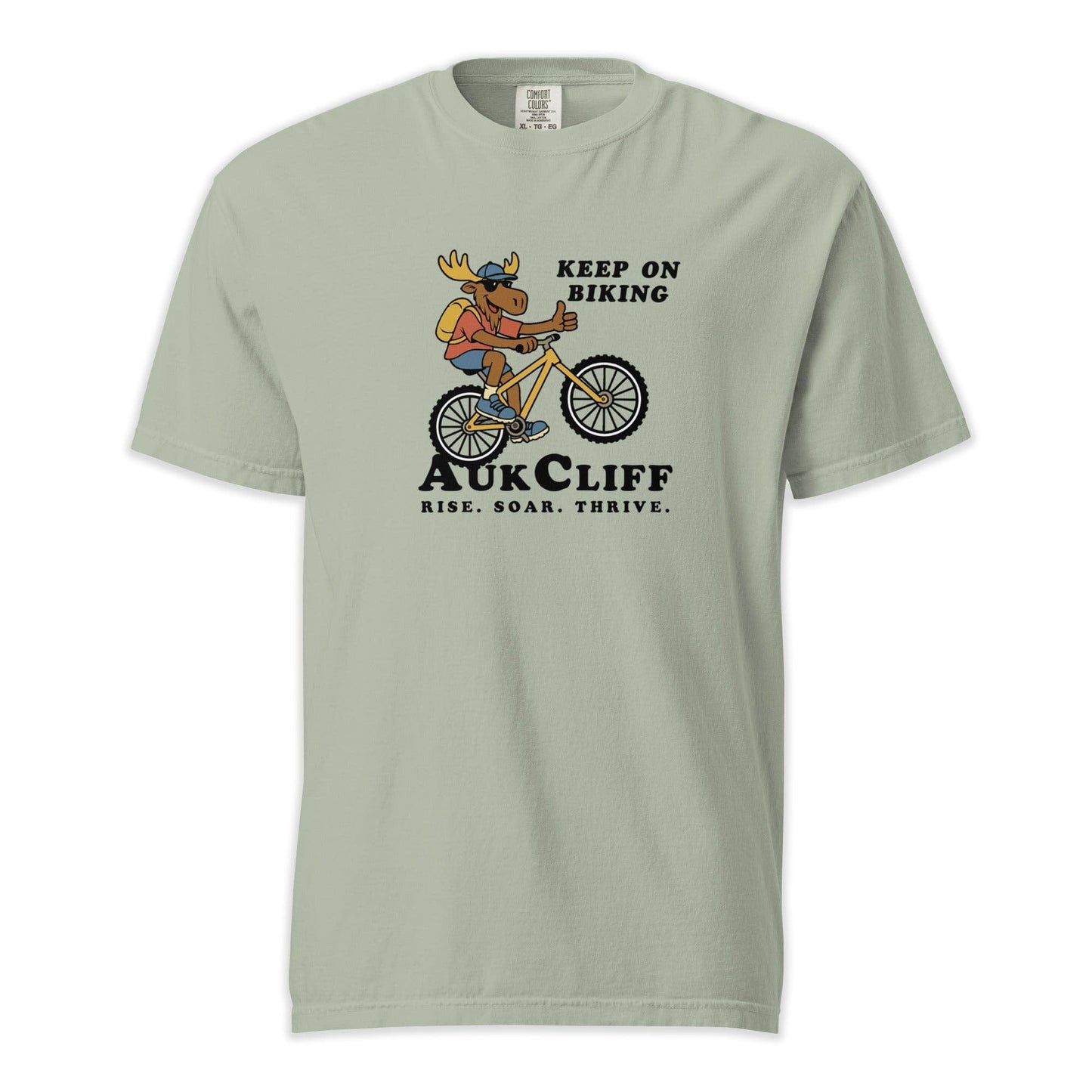 AukCliff Simple Comfort Colors T-shirt Bay / S AukCliff Keep On Biking Comfort Colors T-shirt