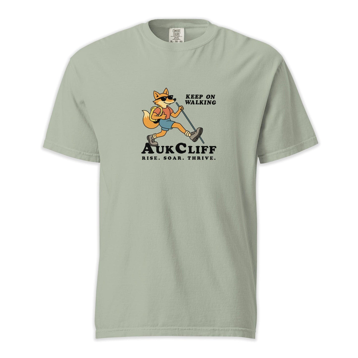 AukCliff Simple Comfort Colors T-shirt Bay / S AukCliff Keep On Walking Comfort Colors T-shirt