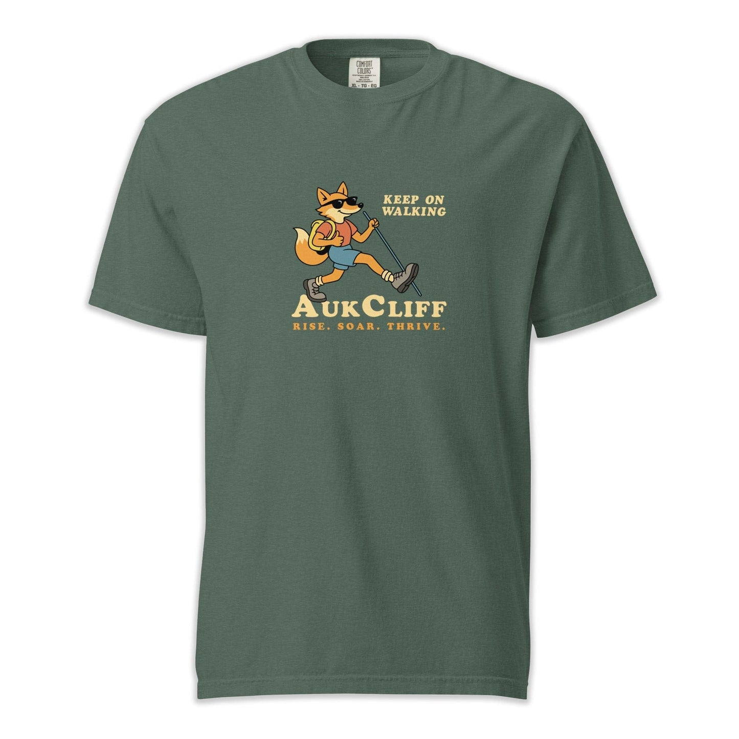 AukCliff Simple Comfort Colors T-shirt Blue Spruce / S AukCliff Keep On Walking Comfort Colors T-shirt