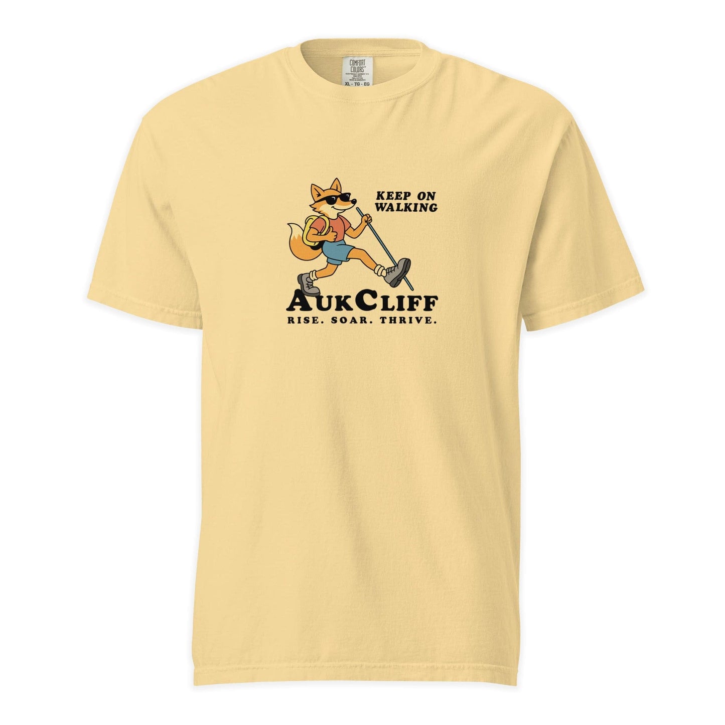 AukCliff Simple Comfort Colors T-shirt Butter / S AukCliff Keep On Walking Comfort Colors T-shirt