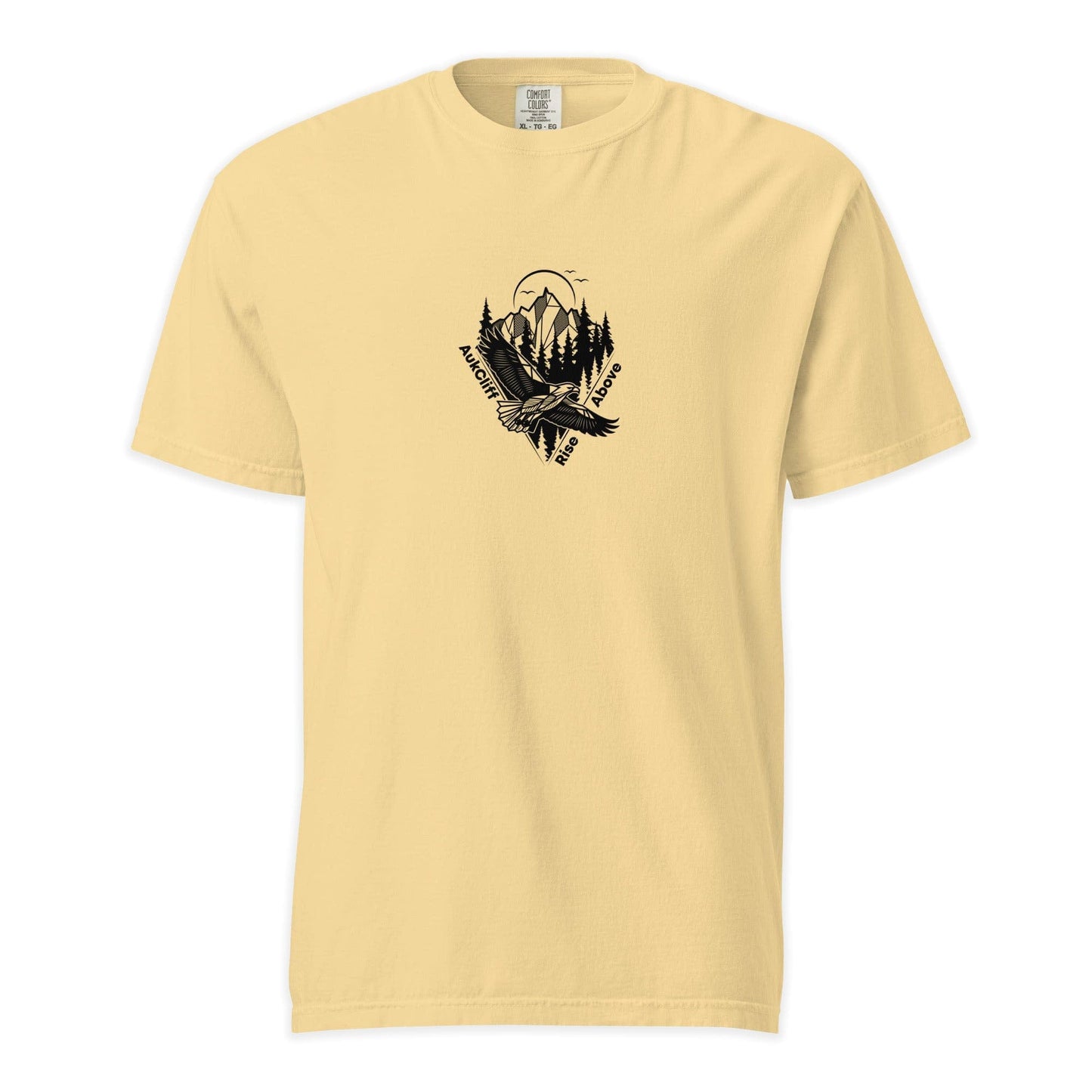 AukCliff Simple Comfort Colors T-shirt Butter / S Rise Above Eagle Comfort Colors T-shirt
