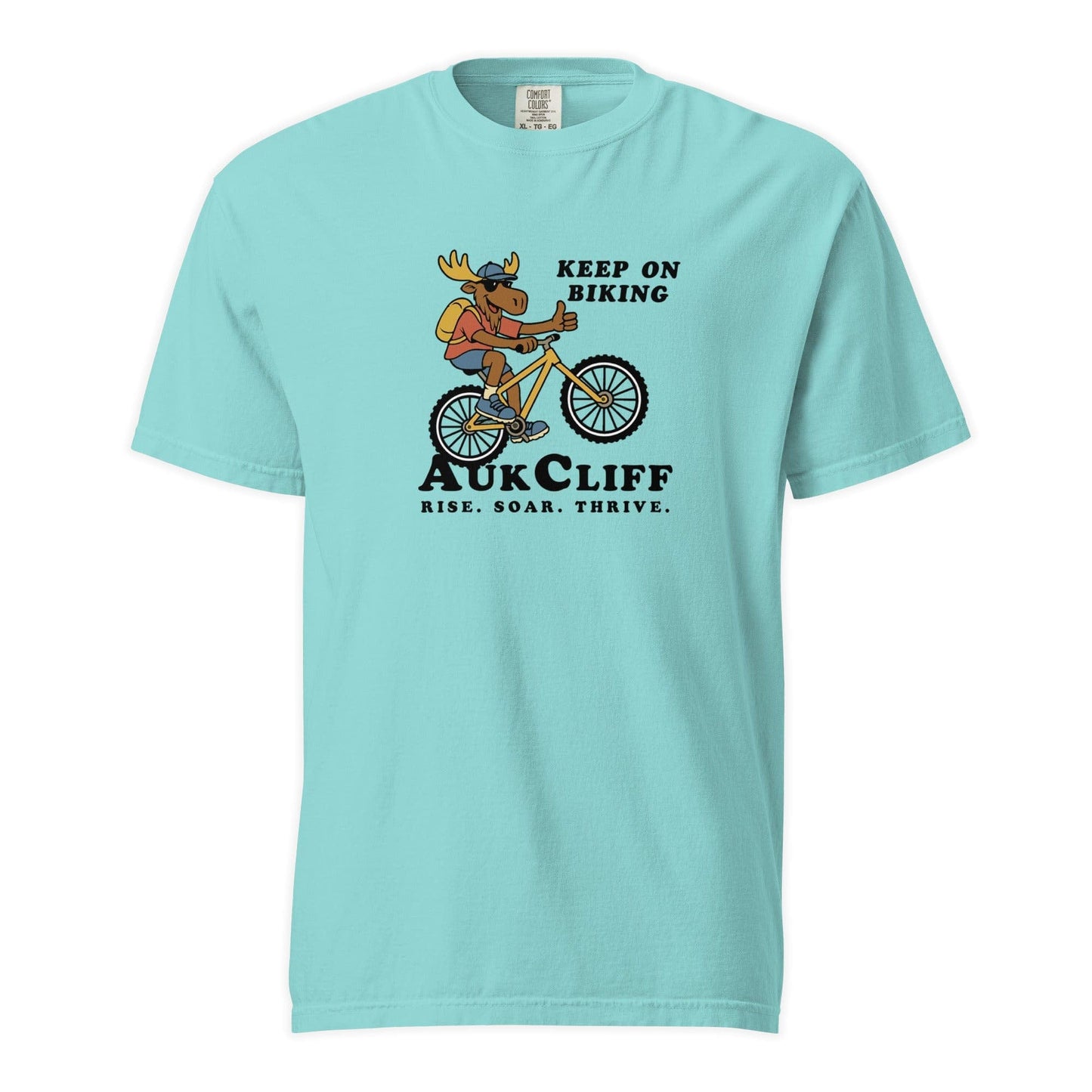AukCliff Simple Comfort Colors T-shirt Lagoon Blue / S AukCliff Keep On Biking Comfort Colors T-shirt