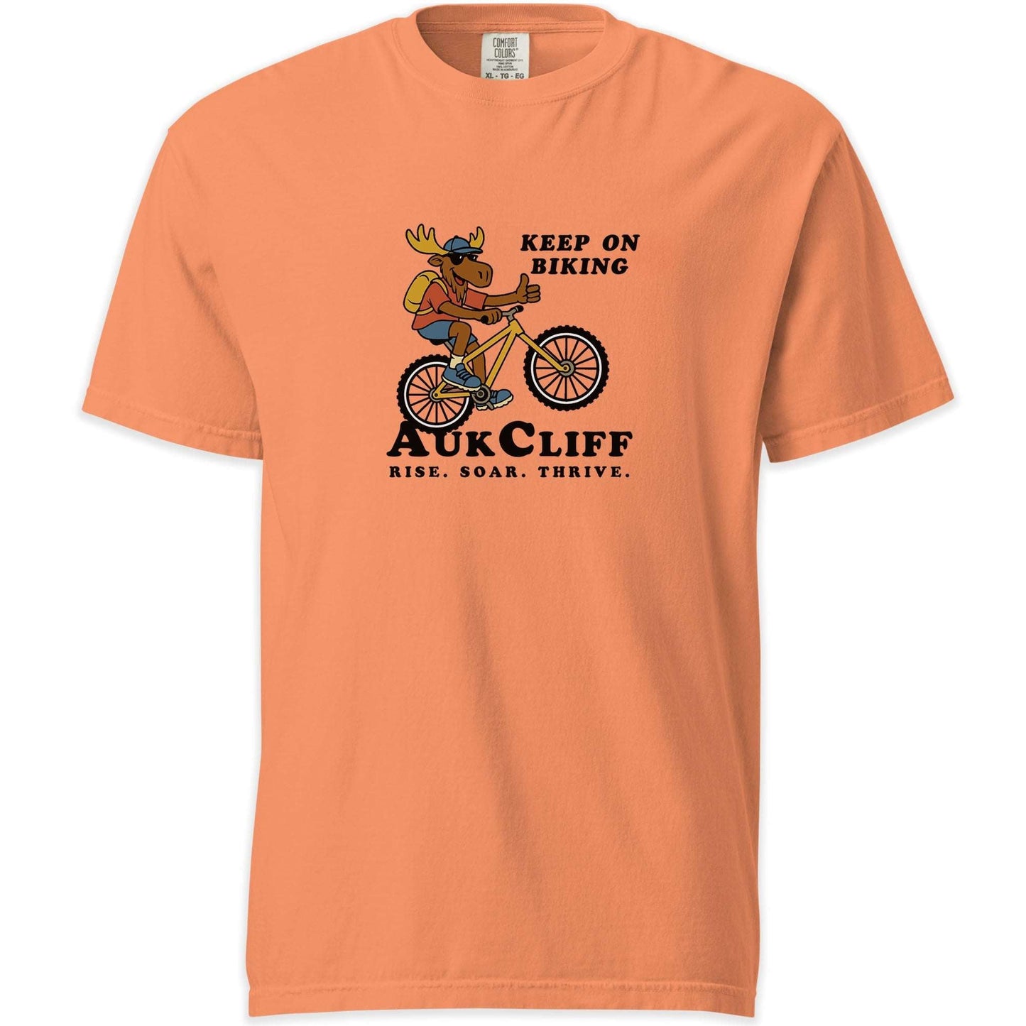 AukCliff Simple Comfort Colors T-shirt Terracotta / S AukCliff Keep On Biking Comfort Colors T-shirt