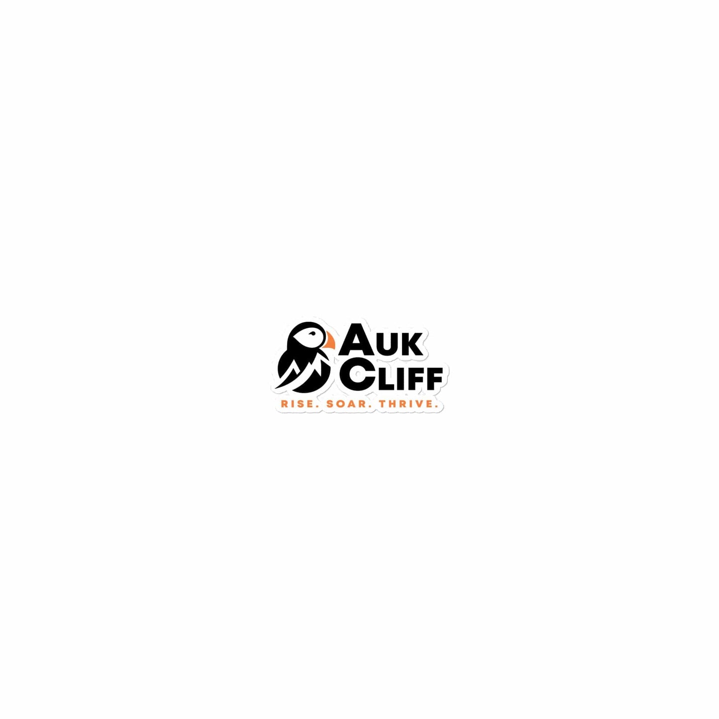 AukCliff Sticker 15″×3.75″ AukCliff Puffin Sticker