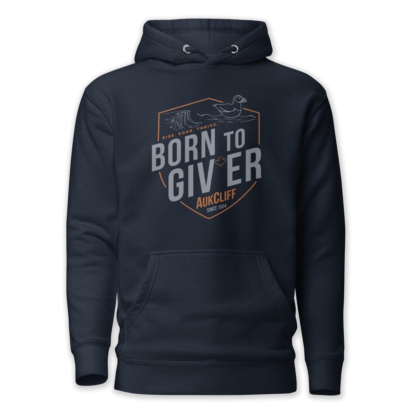 AukCliff® The Origin Collection Hoodie Navy Blazer / S Born to Giver Hoodie